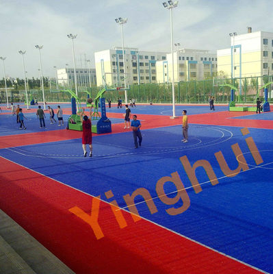 Customized FIBA Approved Tiles Polypropylene Sports Flooring Futsal Basketball Floor Tiles
