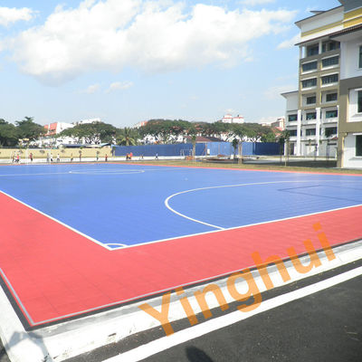 Waterproof FIBA Approved Tiles Interlocking PP Outdoor Basketball Tennis Court Flooring