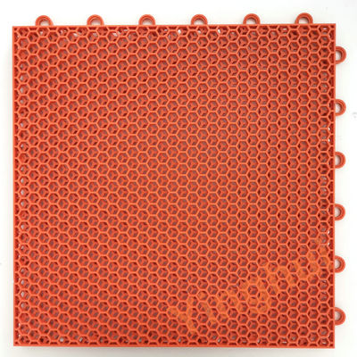 Custom PP Interlocking Sports Flooring Tiles Outdoor Portable Volleyball Flooring