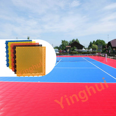 Double Layer Plastic FIBA Approved Tiles Portable Fustal Outdoor Volleyball Court Flooring