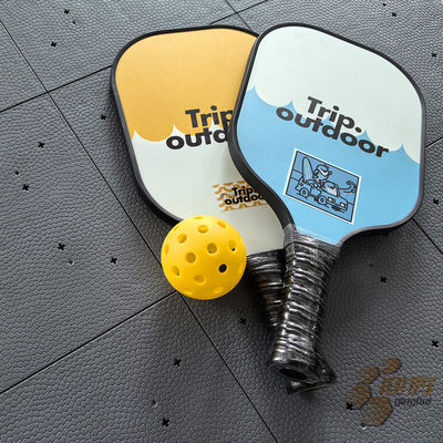 Thermoplastic Interlocking Outdoor Sport Flooring 250x250x19mm Pickleball Courts Flooring