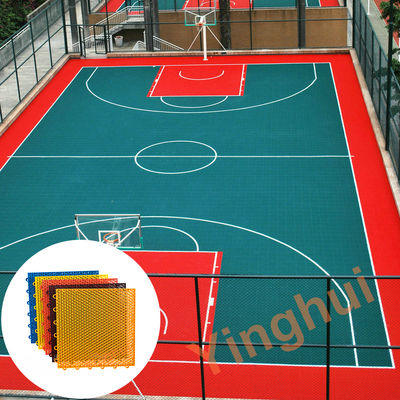 Polypropylene Portable Outdoor Temporary Flooring Volleyball Badminton Tennis Court Tiles