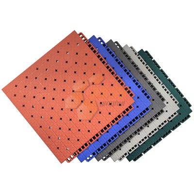 Durable Assembled Outdoor Sports Flooring For Basketball Tennis Badminton Resistant Courts