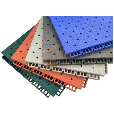 Durable Assembled Outdoor Sports Flooring For Basketball Tennis Badminton Resistant Courts