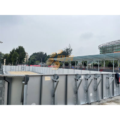 Self Stabilizing Steel Structure Pool Prefabricated Above Ground Steel Swimming Pools