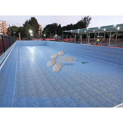 Standard Size Racing Pool Zn-Al-Mg Steel Frame Swimming Pool Modular Lap Pool