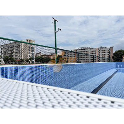 Standard Size Racing Pool Zn-Al-Mg Steel Frame Swimming Pool Modular Lap Pool