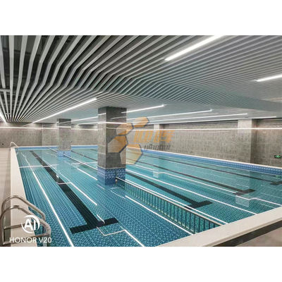 Standard Size Racing Pool Zn-Al-Mg Steel Frame Swimming Pool Modular Lap Pool