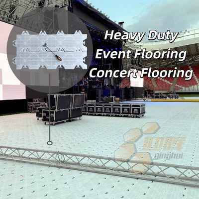Gray Portable Outdoor Turf Protection Flooring Eco Friendly Grass Mat Temporary Tent Floor Stadium Event
