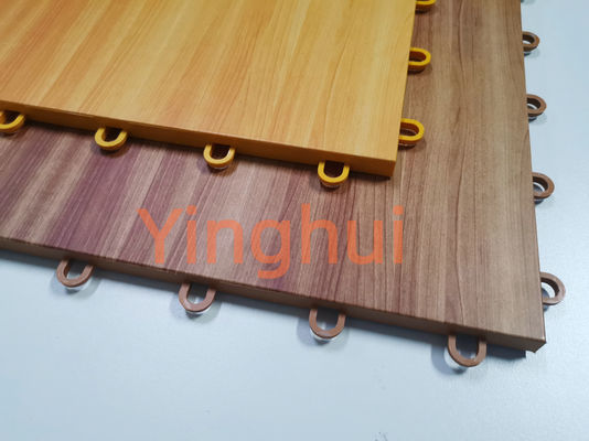 Outdoor Wood Plastic Flooring Fustal Tennis Basketball Sport Court Flooring Tiles