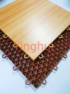 Outdoor Wood Plastic Flooring Fustal Tennis Basketball Sport Court Flooring Tiles