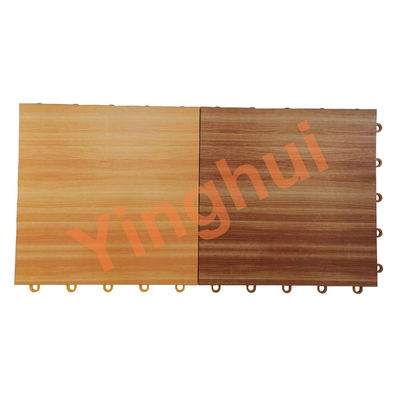 Buen precio Suelo de madera azulejos de plástico suelos de madera al aire libre de PP para gimnasio patio de tenis en línea