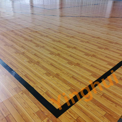 Bom preço Pavimentos de madeira de plástico para pisos interiores de madeira Pp Pavimentos desportivos de madeira para pickleball, ténis e basquetebol on-line