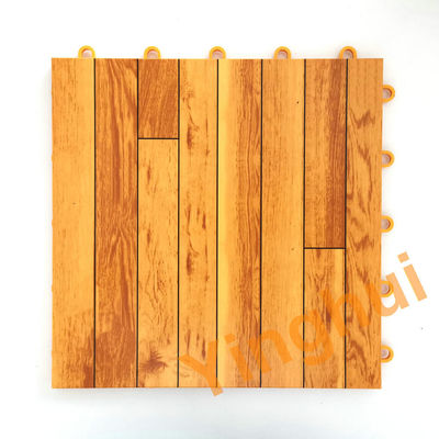 Customizable Indoor Basketball Sports Court Flooring Interlock PP Solid Wooden Flooring