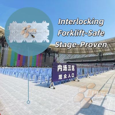 Customization Pp Portable Floor Outdoor Event Flooring For Grass Protection