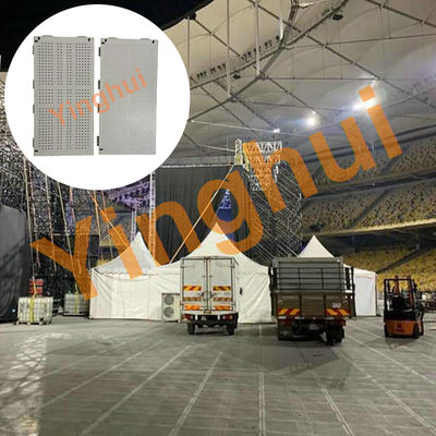 Goede prijs Interlocking Nieuwe Polypropyleen Outdoor Garage Floor Plastic Event Flooring voor Stadium Concert Exhibition online