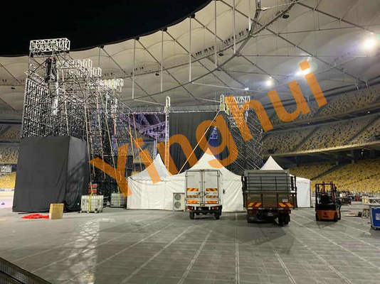Modular Plastic Flooring Football Stadium Concert Wedding Event Flooring