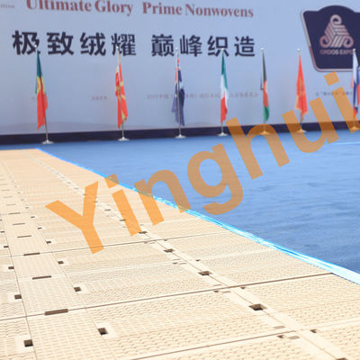 Heavy Duty Capacity Plastic Floor Event Deck Event Temporary Floor Outdoor Grass Protection Flooring