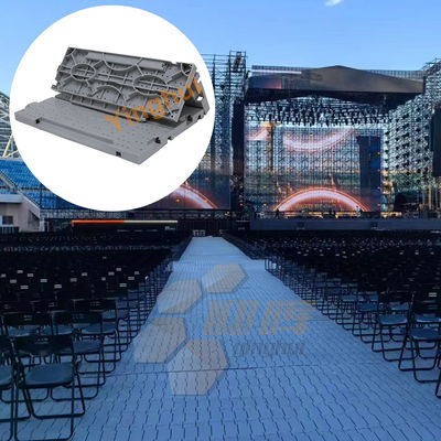 UV Resistant Outdoor Temporary Turf Protection Floors Concert Events Exhibition Interlock PP Material Flooring