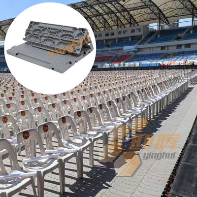 UV Resistant Outdoor Temporary Turf Protection Floors Concert Events Exhibition Interlock PP Material Flooring