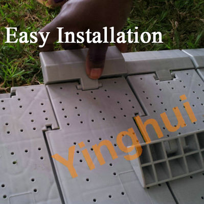 Anti Slip Concert Stadium Exhibition Protection Floor Outdoor Temporary Interlock PP Plastic Event Deck Flooring