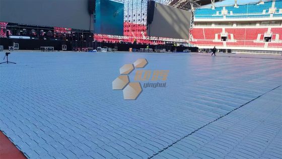 Protection Turf Anti Slip Modular Interlock Plastic PP Floor Tiles for Outdoor Heavy Duty Tent Event Concert