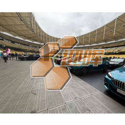 Bom preço Pavimento portátil de plástico resistente para eventos, garagem para veículos pesados, exposições on-line