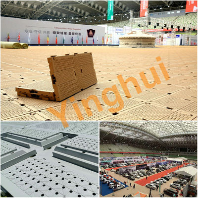 Outdoor Plastic Removable Event Flooring Anti Slip Concert Wedding Banquet Flooring