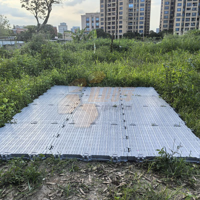 Anti Scratch Portable Event Flooring Turf Protection Plastic Temporary Flooring For Outdoor Events
