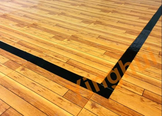 Prezzo buono Pavimentazione per basket effetto legno 3X3, piastrelle per pavimenti in legno e plastica per interni in linea
