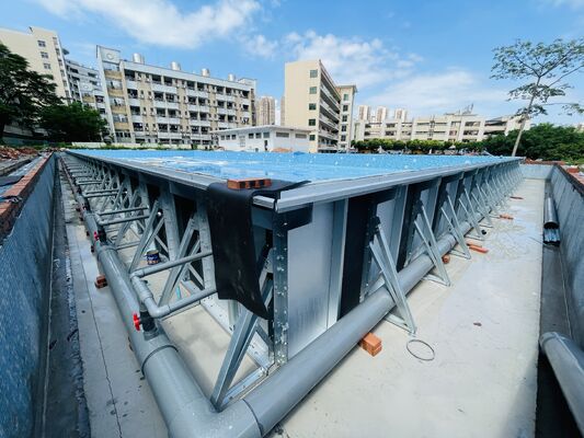 Prezzo buono Piscina modulare multiuso in acciaio con design a risparmio energetico in linea