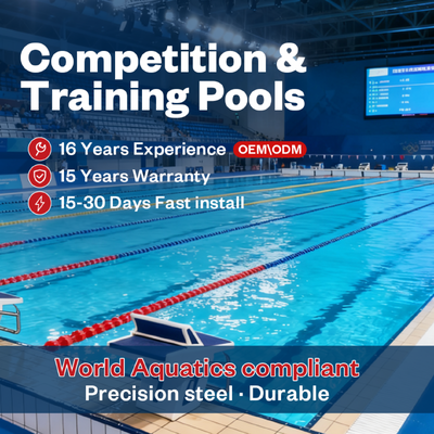 Good price Standard Dimension And Materials Outdoor Swimming Pool Suitable For Any Environment Oem Resistant To Weather Conditions online